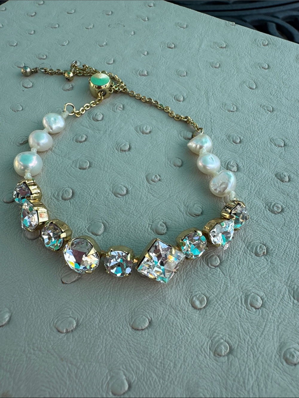 Sorrelli Crystal and Pearl Bracelet